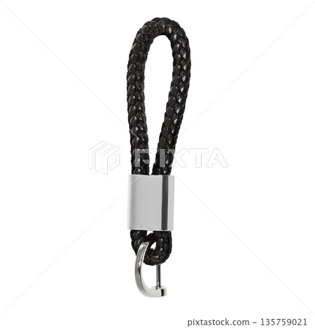 keychain in the form of weaving, isolated on a white background 135759021