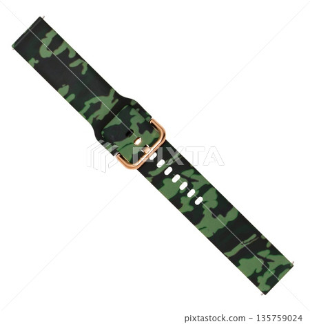 strap for smart watch, isolated on white background, collage 135759024