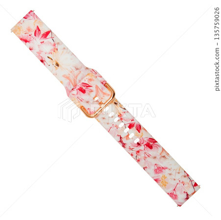 strap for smart watch, isolated on white background, collage 135759026