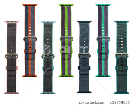 strap for smart watch, isolated on white background, collage 135759035