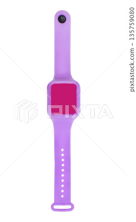 wrist watch toy, on a white background in isolation wrist watch toy, on a white background in isolation 135759080