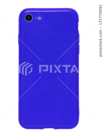 silicone case for phone, isolated on white background silicone case for phone, isolated on white background 135759092