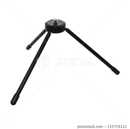 tripod tripod, for phone, isolated on white background 135759121