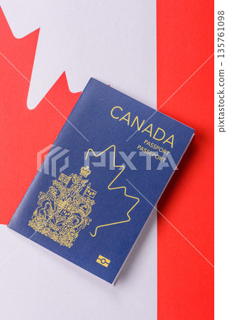 Canada passport, Canadian visa for international travel and vacation. Canadian passport 135761098
