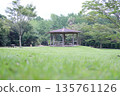 長崎縣五島列島（福江島）鬼嶽山腳下鬱鬱蔥蔥的公園景色 135761126