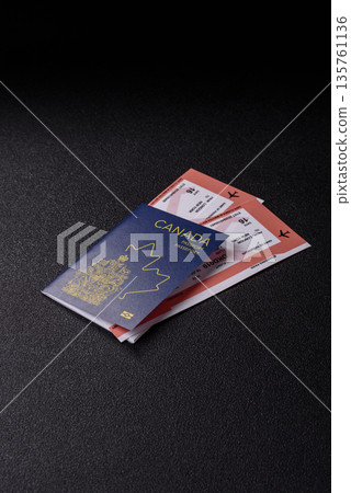 Canada passport, Canadian visa for international travel and vacation. Canadian passport 135761136