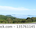長崎縣五島列島福江島美麗的海洋和島嶼風光（從岳家附近眺望） 135761145