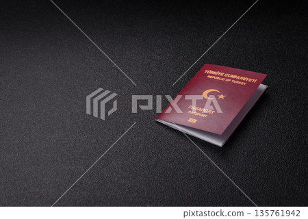 Turkey passport, turkish visa for international travel and vacation. Turkish passport Turkey passport, turkish visa for international travel and vacation. Turkish passport 135761942