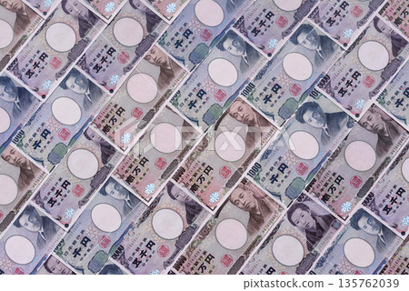 Japan, Japanese yen paper banknotes, money for business. Japanese yen Japan, Japanese yen paper banknotes, money for business. Japanese yen 135762039