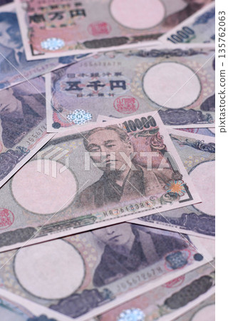 Japan, Japanese yen paper banknotes, money for business. Japanese yen 135762063