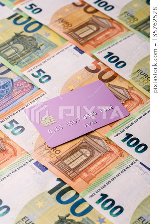 A credit card for contactless cashless payments via a terminal or online. A credit card A credit card for contactless cashless payments via a terminal or online. A credit card 135762528