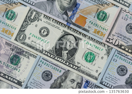 Cash, US dollar currency, financial and business flows. US dollar cash Cash, US dollar currency, financial and business flows. US dollar cash 135763630