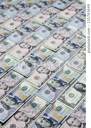 Cash, US dollar currency, financial and business flows. US dollar cash Cash, US dollar currency, financial and business flows. US dollar cash 135763649