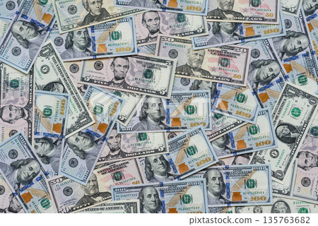 Cash, US dollar currency, financial and business flows. US dollar cash Cash, US dollar currency, financial and business flows. US dollar cash 135763682