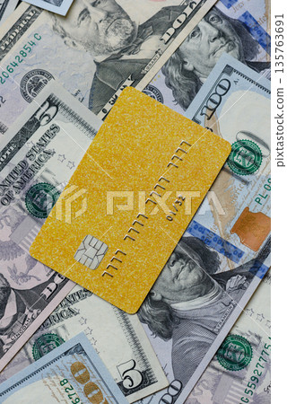 A credit card for contactless cashless payments via a terminal or online. A credit card 135763691