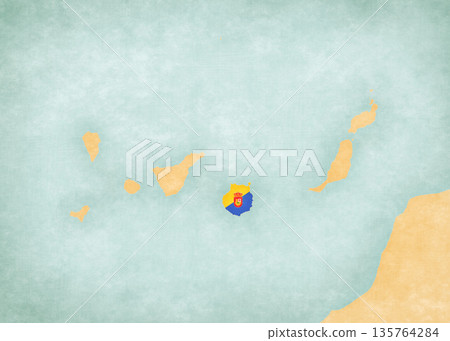 Map of Canary Islands - Gran Canaria Map of Canary Islands - Gran Canaria 135764284