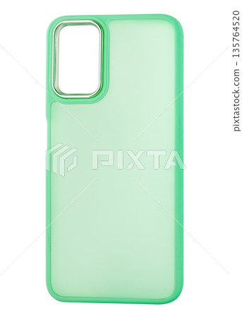Silicone phone case, white background in insulation Silicone phone case, white background in insulation 135764520