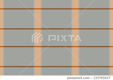 Satin texture plaid fabric, colourful pattern tartan background. Gingham vector check textile seamless in white and grey colors. 135765637