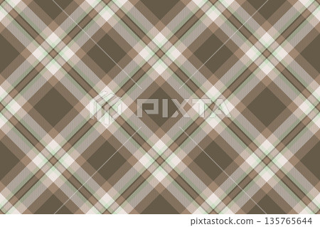 Pride vector tartan background, painting pattern seamless textile. Abstract check plaid fabric texture in pastel and white colors. 135765644