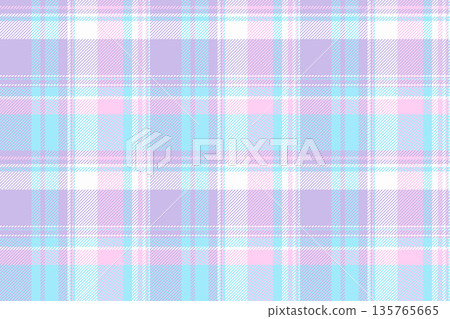 Various background fabric tartan, industrial textile vector check. Apartment pattern seamless texture plaid in light and cyan colors. 135765665
