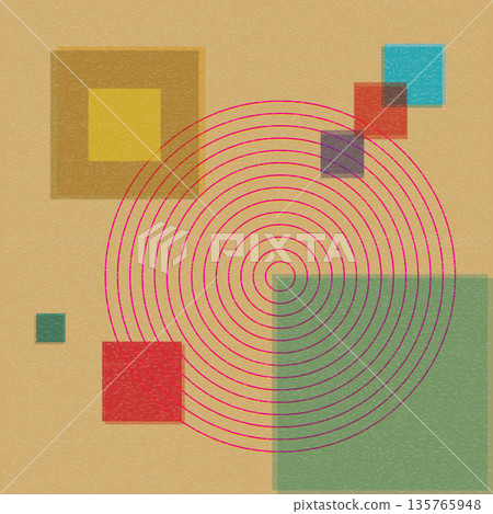 Vivid colors geometric object with riso print effect. vector illustration. Colorful graphic elements retro risograph technique. Vivid colors geometric object with riso print effect. vector illustration. Colorful graphic elements retro risograph technique. 135765948