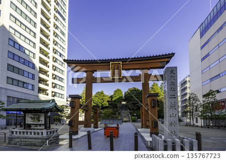 栃木縣宇都宮市宇都宮二荒山神社大鳥居 135767723