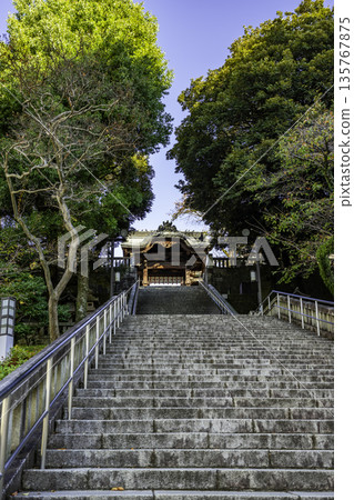 Utsunomiya Futaarayama Shrine stone steps, Utsunomiya City, Tochigi Prefecture 135767875