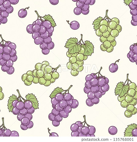 葡萄插圖 135768001