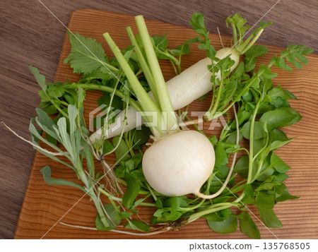 Seven herbs of spring 135768505