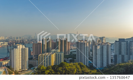 Jan 10 2026 Bright Daylight Illuminates Urban Waterfront Of Tsing Yi South Jan 10 2026 Bright Daylight Illuminates Urban Waterfront Of Tsing Yi South 135768647
