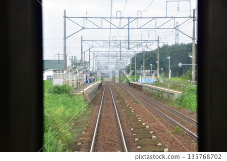 A view from the window of a local train from Iwamizawa Station to Ebetsu Station on the JR Hokkaido Hakodate Main Line (cloudy in the summer of 2023) A view from the window of a local train from Iwamizawa Station to Ebetsu Station on the JR Hokkaido Hakodate Main Line (cloudy in the summer of 2023) 135768702