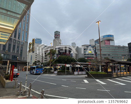 Yokohama Station West Exit, early morning, December 2023 135769662