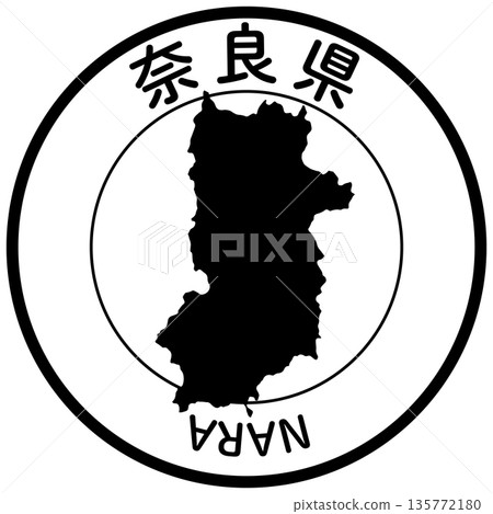 Nara Prefecture Icon Nara Prefecture Icon 135772180