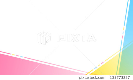 簡約設計邊框、背景、漸層色，16:9 尺寸 135773227