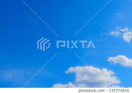 White clouds floating in the blue sky White clouds floating in the blue sky 135773650