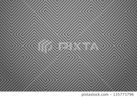 Abstract geometric pattern with stripes, lines. Seamless vector background. Gray and black ornament. Simple lattice graphic design Abstract geometric pattern with stripes, lines. Seamless vector background. Gray and black ornament. Simple lattice graphic design 135773796