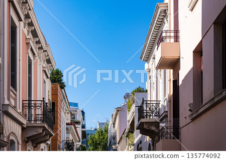 Architecture of Old Athens area Plaka Architecture of Old Athens area Plaka 135774092