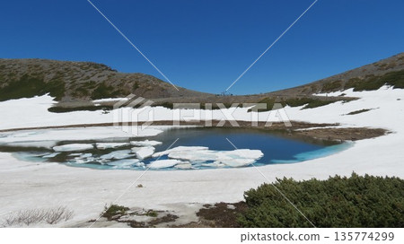 Mount Norikura, Tatamidaira, Tsurugaike Pond 135774299