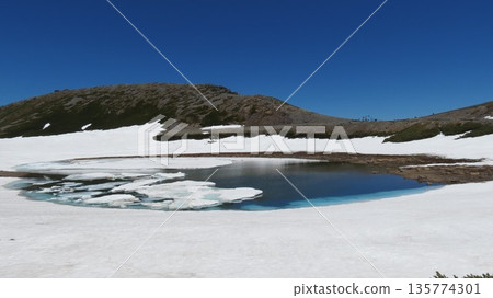 乘鞍山、榻平平、鶴池 135774301