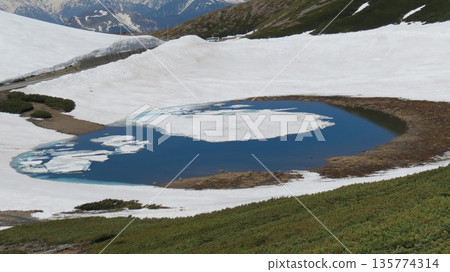 乘鞍山、榻平平、鶴池 135774314