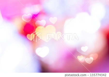 Pastel heart bokeh background with Soft light for valentine and love concept Pastel heart bokeh background with Soft light for valentine and love concept 135774342