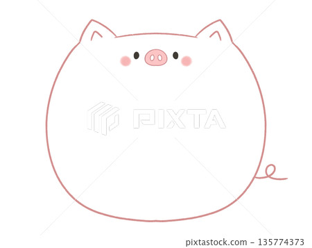 可愛的豬形 135774373