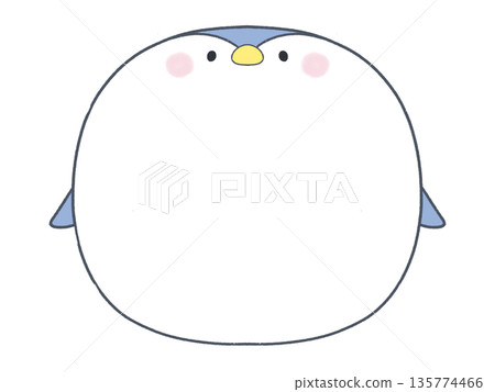 可愛的企鵝相框 135774466