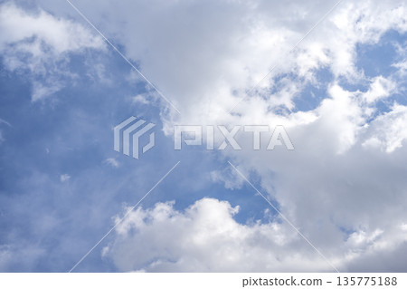 Winter sky, blue sky, clear sky, winter, January [Tokyo] 135775188