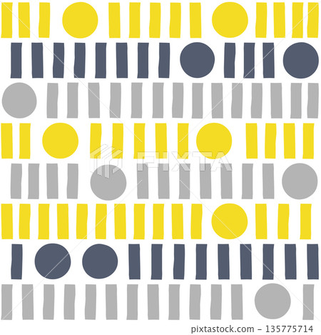 Scandinavian geometric seamless pattern 135775714