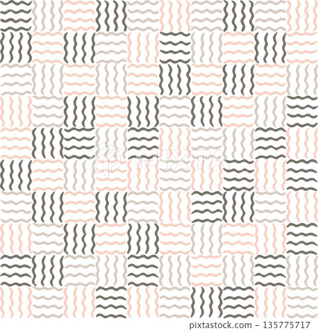 Scandinavian abstract seamless pattern Scandinavian abstract seamless pattern 135775717
