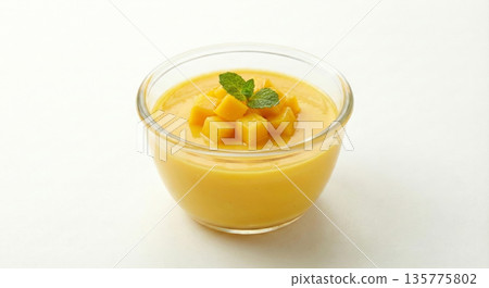 濃鬱芒果布丁甜點點心菜單無限量供應點心中餐 濃鬱芒果布丁甜點點心菜單無限量供應點心中餐 135775802