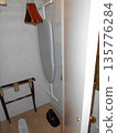 Luggage left at the entrance 135776284
