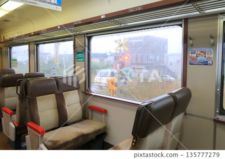 JR北海道函館本線：從朝里站到小樽站的普通列車車窗外的風景（2023年夏雨） 135777279