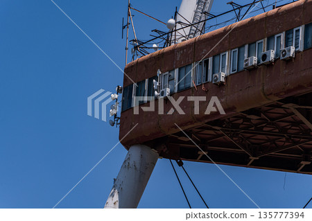Tbilisi TV tower on the hill top Tbilisi TV tower on the hill top 135777394